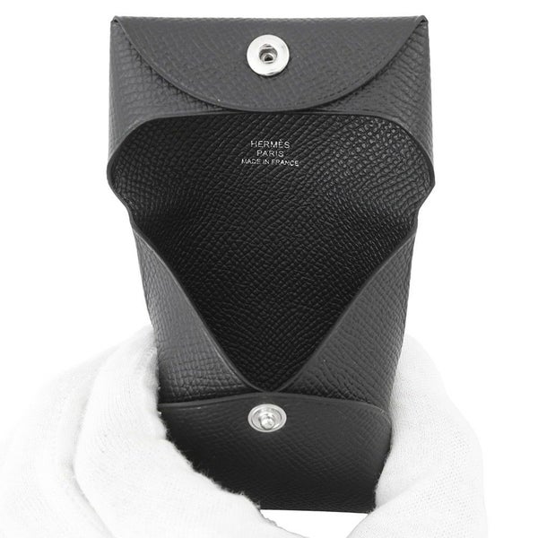 エルメス コインケース バスティア ブラック エプソン B刻印 HERMES 小銭入れ 黒