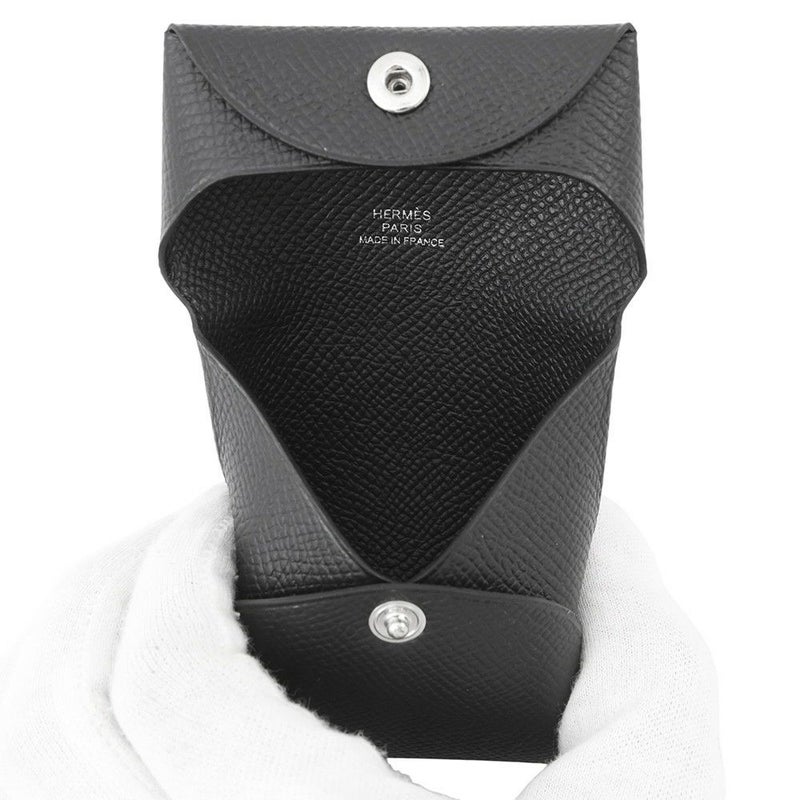 エルメス コインケース バスティア ブラック エプソン B刻印 HERMES 小銭入れ 黒