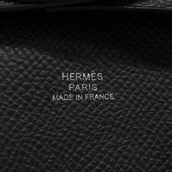 エルメス コインケース バスティア ブラック エプソン B刻印 HERMES 小銭入れ 黒