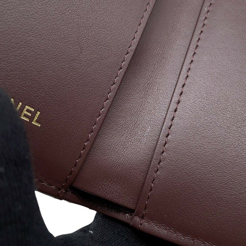 シャネル 三つ折り財布 マトラッセ ココマーク クラシック スモール フラップ ウォレット AP0230 CHANEL 財布 黒