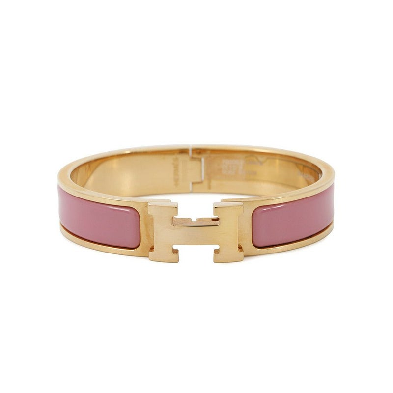 エルメス ブレスレット クリック H クリッククラックPM ローズパッチ/ピンクゴールド金具 HERMES アクセサリー