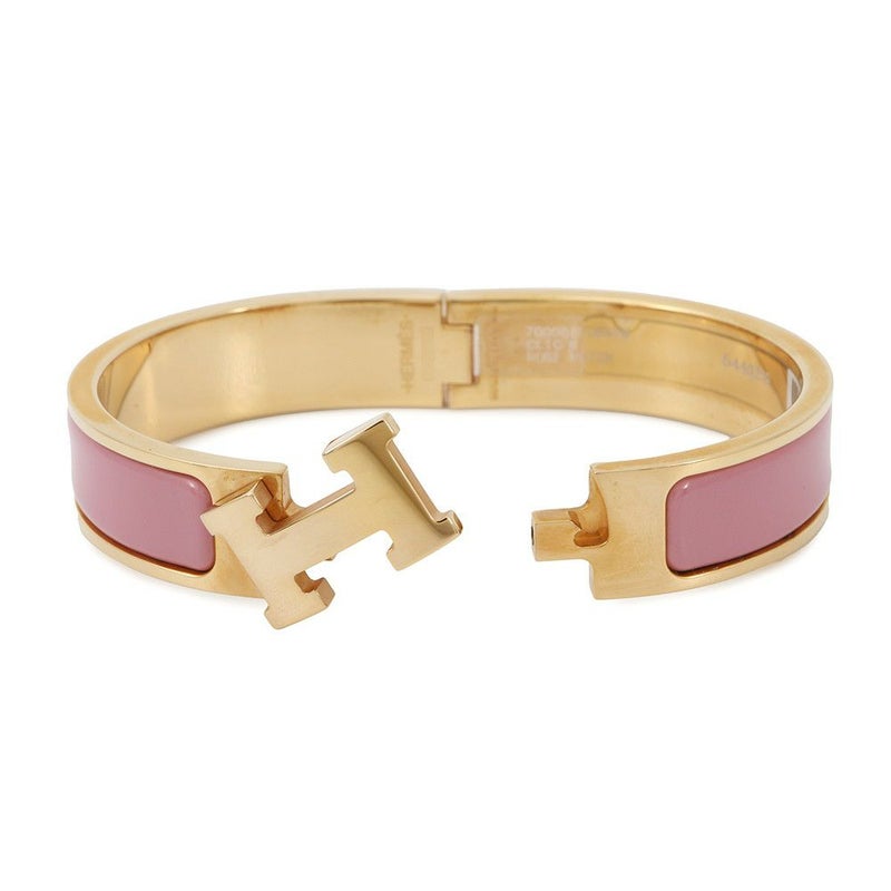 エルメス ブレスレット クリック H クリッククラックPM ローズパッチ/ピンクゴールド金具 HERMES アクセサリー