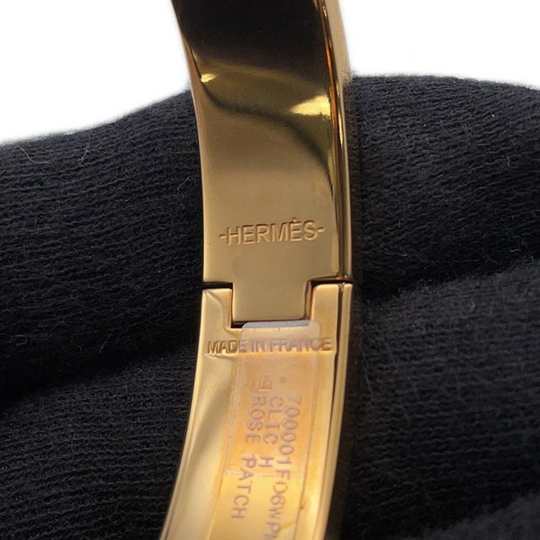 エルメス ブレスレット クリック H クリッククラックPM ローズパッチ/ピンクゴールド金具 HERMES アクセサリー