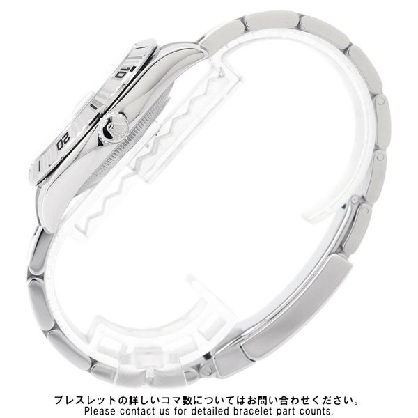ロレックス デイトジャスト ターノグラフ SS/K18WGホワイトゴールド M番 116264 ROLEX 腕時計 黒文字盤
