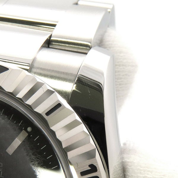 ロレックス デイトジャスト ターノグラフ SS/K18WGホワイトゴールド M番 116264 ROLEX 腕時計 黒文字盤