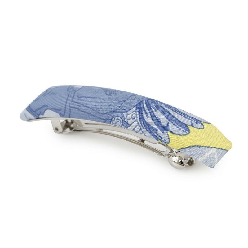 エルメス バレッタ エクリプス 馬の伝説 シルク HERMES ヘアアクセサリー