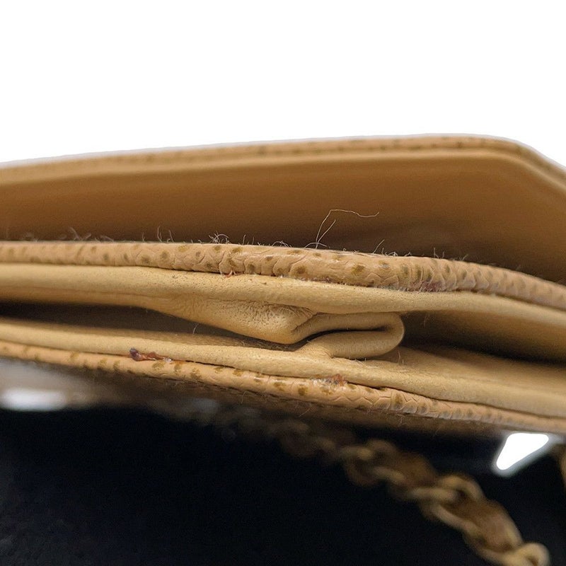 シャネル チェーンショルダーウォレット デカココ キャビアスキン A13509 CHANEL 財布