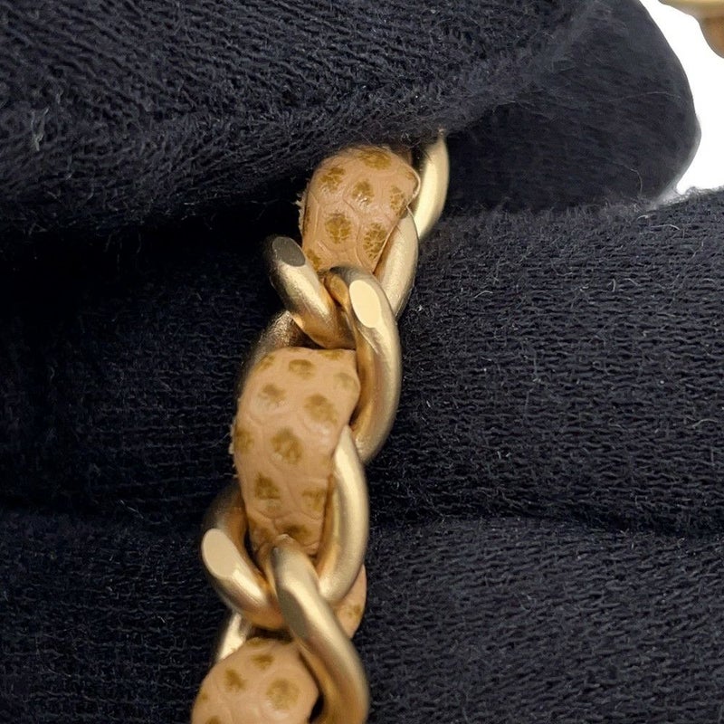 シャネル チェーンショルダーウォレット デカココ キャビアスキン A13509 CHANEL 財布