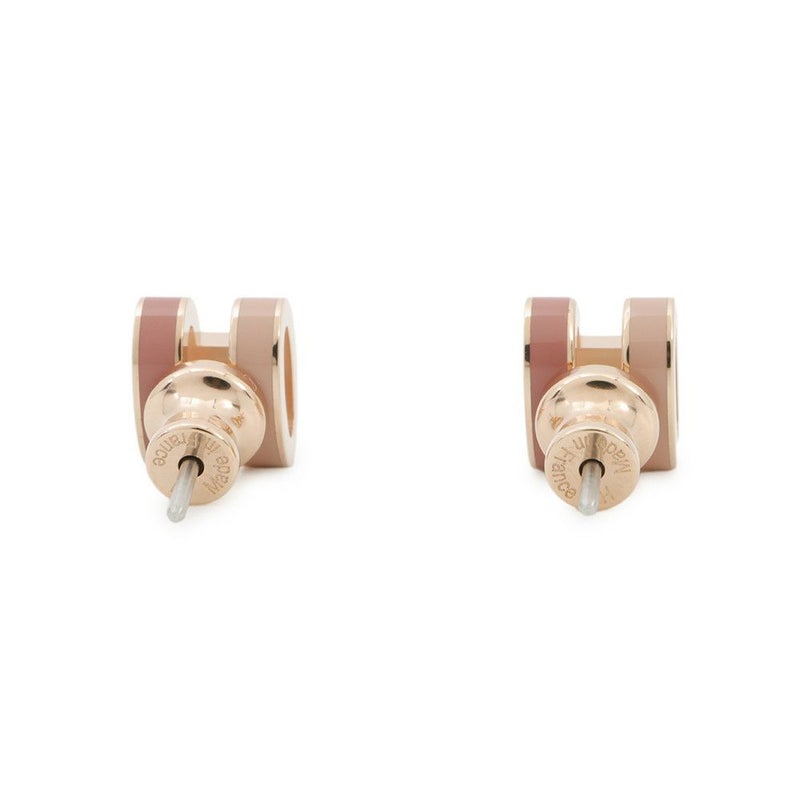 エルメス ピアス ミニ・ポップアッシュ バイカラーボーテ/ピンクゴールド金具 HERMES アクセサリー