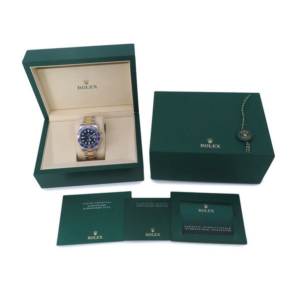 ロレックス サブマリーナ デイト コンビ SS/K18YG 126613LB ROLEX 腕時計 ブルー文字盤