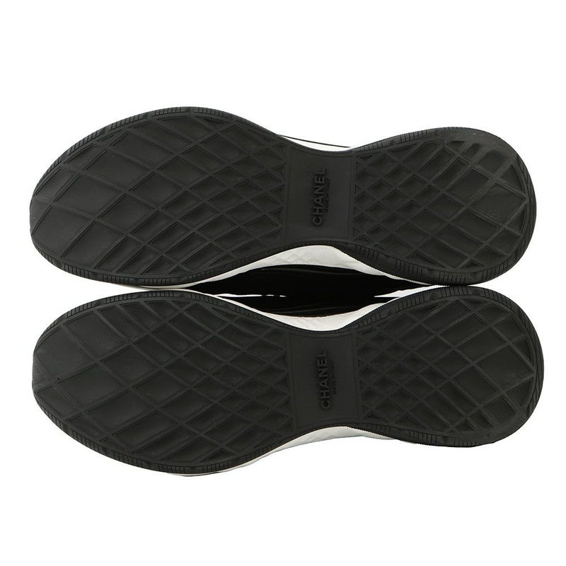 シャネル スニーカー ココマーク ファブリック メンズサイズ43 G46010 CHANEL 靴 黒