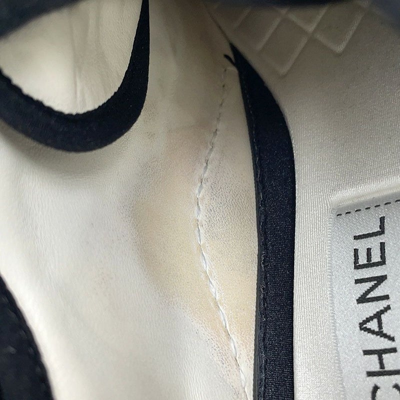 シャネル スニーカー ココマーク ファブリック メンズサイズ43 G46010 CHANEL 靴 黒