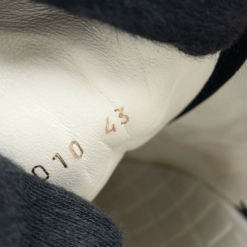 シャネル スニーカー ココマーク ファブリック メンズサイズ43 G46010 CHANEL 靴 黒