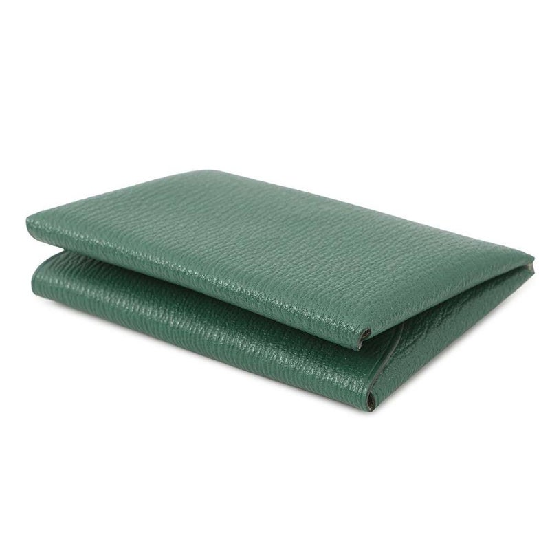 エルメス コインケース カルヴィ デュオ ヴェールヴェルティゴ/ミント/シルバー金具 シェブルミゾル W刻印
