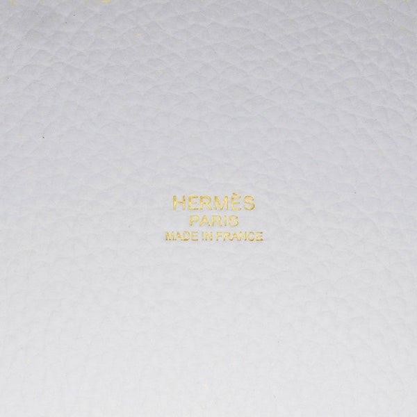 エルメス ハンドバッグ ピコタンロックPM ニューホワイト/ゴールド金具 トリヨンクレマンス K刻印 HERMES トートバッグ 白