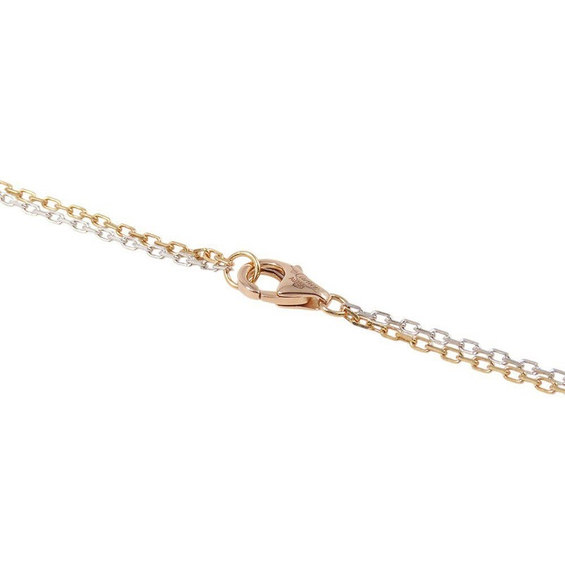 カルティエ ネックレス LOVE ネックレス ダイヤモンド 6P 計0.01ct K18PG/K18WG B7219700 ラブサークル スリーフープ ペンダント