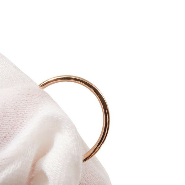 エルメス ネックレス ガンバード クルー・ド・セル セリエ ダイヤモンド 1P K18PGピンクゴールド サイズ52 HERMES 指輪