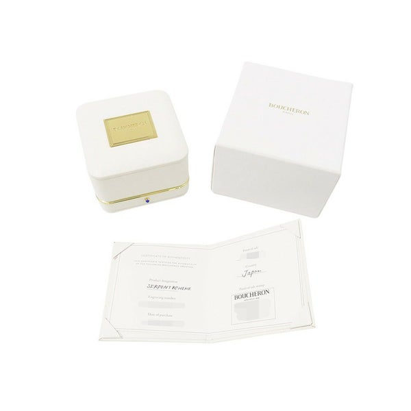 ブシュロン ピアス セルパンボエム アシンメトリー クリップイヤリング エクストラスモール ダイヤモンド 8P 計0.13ct K18YG JCO01550