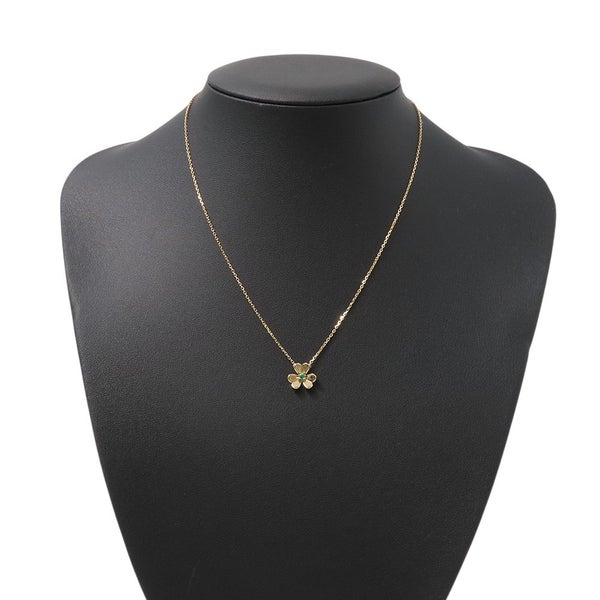 ヴァンクリーフ&アーペル ネックレス フリヴォル ペンダント ミニモデル エメラルド 1P 0.04ct K18YGイエローゴールド VCARP7SB00