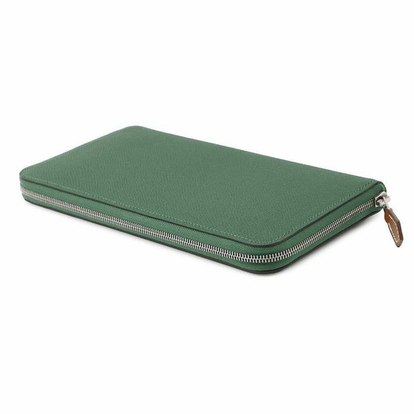 エルメス 長財布 アザップロング シルクイン ヴェールモワイヤン/シルバー金具 エプソン W刻印 HERMES 財布