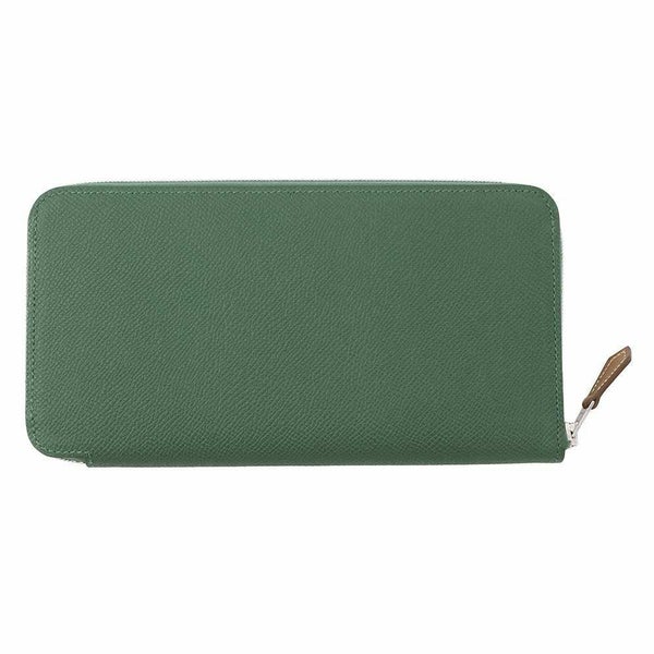 エルメス 長財布 アザップロング シルクイン ヴェールモワイヤン/シルバー金具 エプソン W刻印 HERMES 財布
