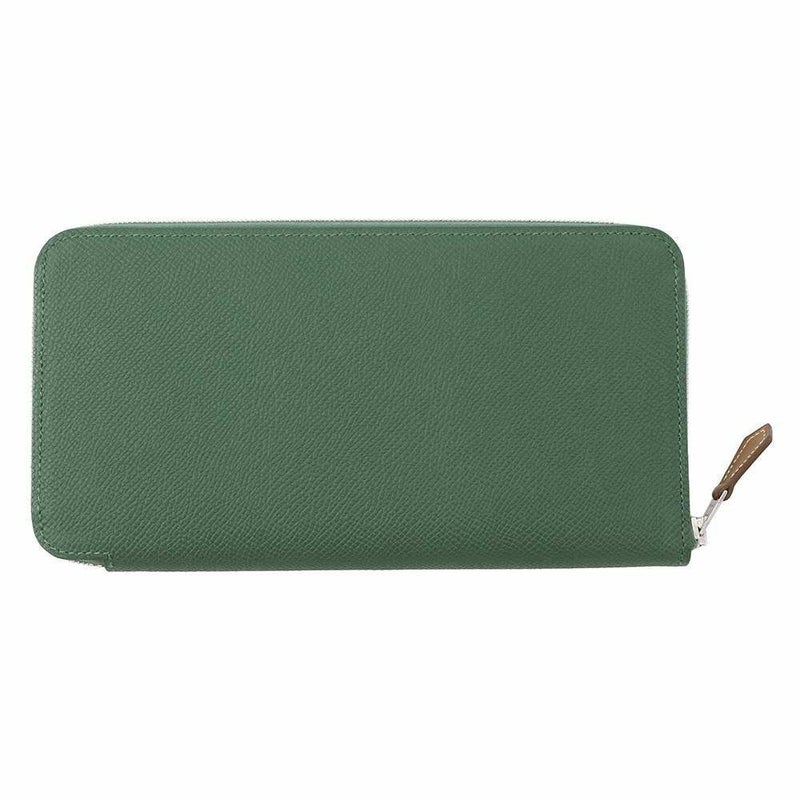 エルメス 長財布 アザップロング シルクイン ヴェールモワイヤン/シルバー金具 エプソン W刻印 HERMES 財布