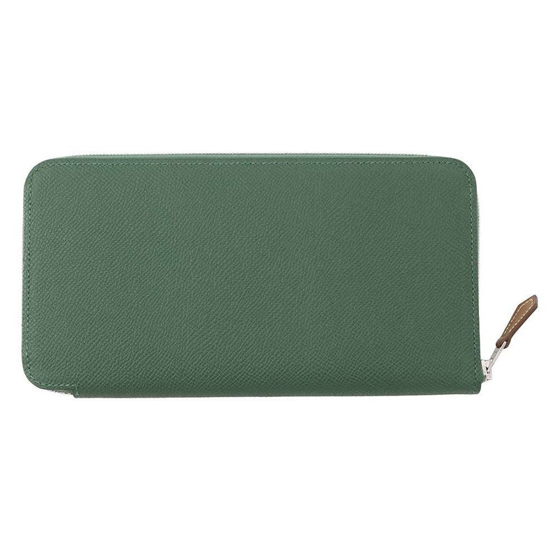 エルメス 長財布 アザップロング シルクイン ヴェールモワイヤン/シルバー金具 エプソン W刻印 HERMES 財布