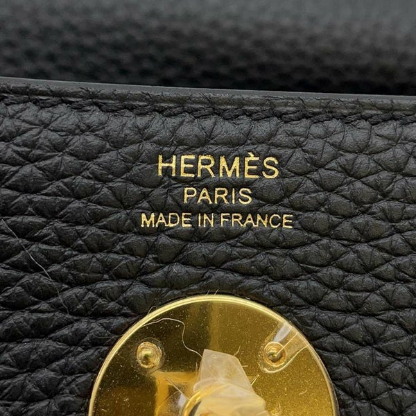 エルメス ハンドバッグ リンディ26 ブラック/ゴールド金具 トリヨンクレマンス W刻印 2way 黒