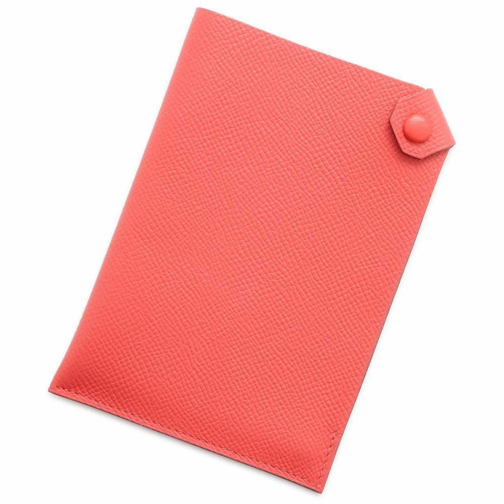 エルメス パスポートケース ターマックPM ローズテキサス/シルバー金具
