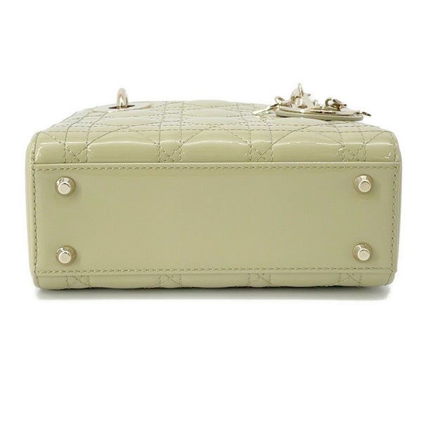 クリスチャン・ディオール ハンドバッグ レディディオール カナージュ ミニ パテント 2way