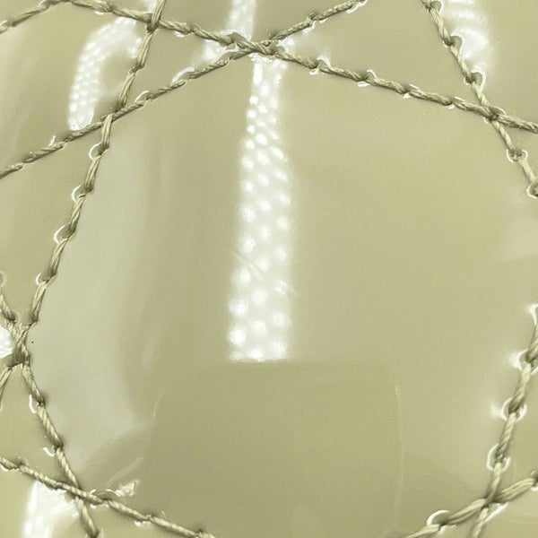 クリスチャン・ディオール ハンドバッグ レディディオール カナージュ ミニ パテント 2way