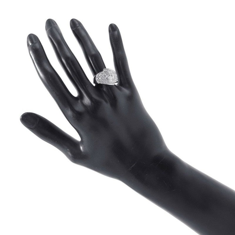 タサキ リング オーバル ダイヤモンド リング ダイヤモンド 1.00ct/0.75ct Pt900プラチナ サイズ約15号 TASAKI 指輪