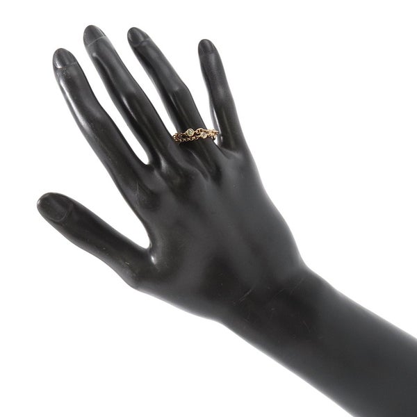 エルメス リング シェーヌ・ダンクル・カオスPM ダイヤモンド 2P 計0.16ct K18PGピンクゴールド サイズ51 HERMES 指輪