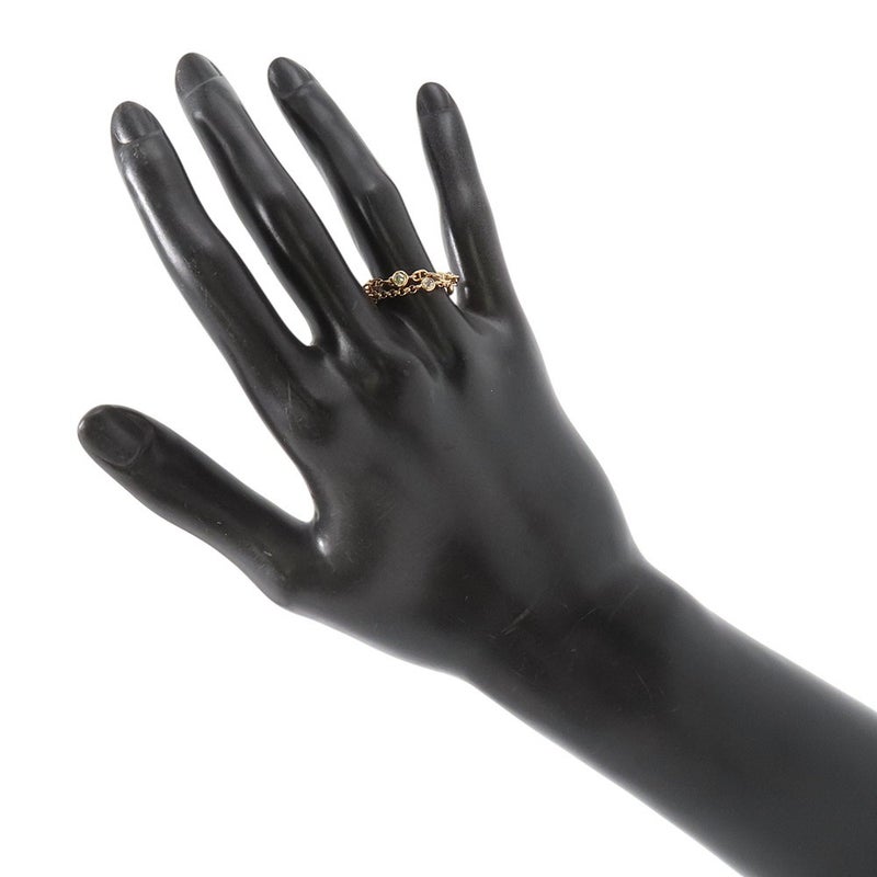 エルメス リング シェーヌ・ダンクル・カオスPM ダイヤモンド 2P 計0.16ct K18PGピンクゴールド サイズ51 HERMES 指輪
