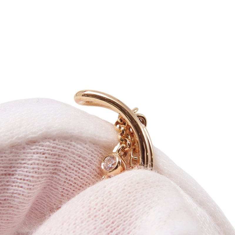 エルメス リング シェーヌ・ダンクル・カオスPM ダイヤモンド 2P 計0.16ct K18PGピンクゴールド サイズ51 HERMES 指輪
