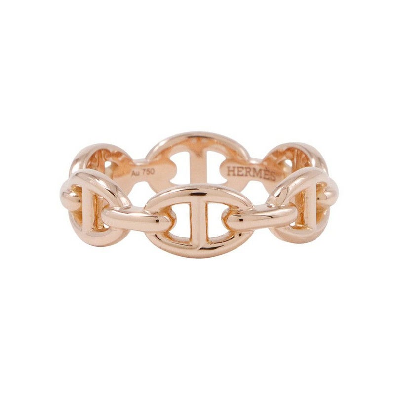エルメス リング シェーヌダンクル アンシェネPM Enchainee K18PGピンクゴールド リングサイズ53 HERMES ジュエリー