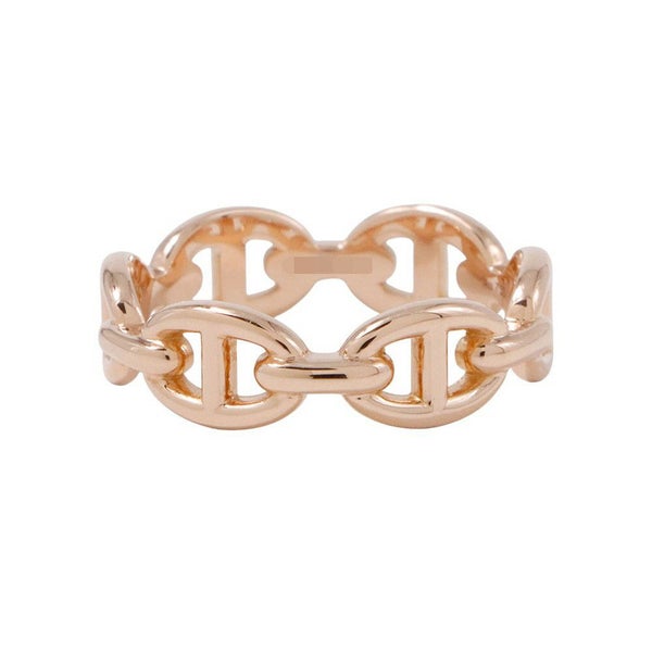 エルメス リング シェーヌダンクル アンシェネPM Enchainee K18PGピンクゴールド リングサイズ53 HERMES ジュエリー
