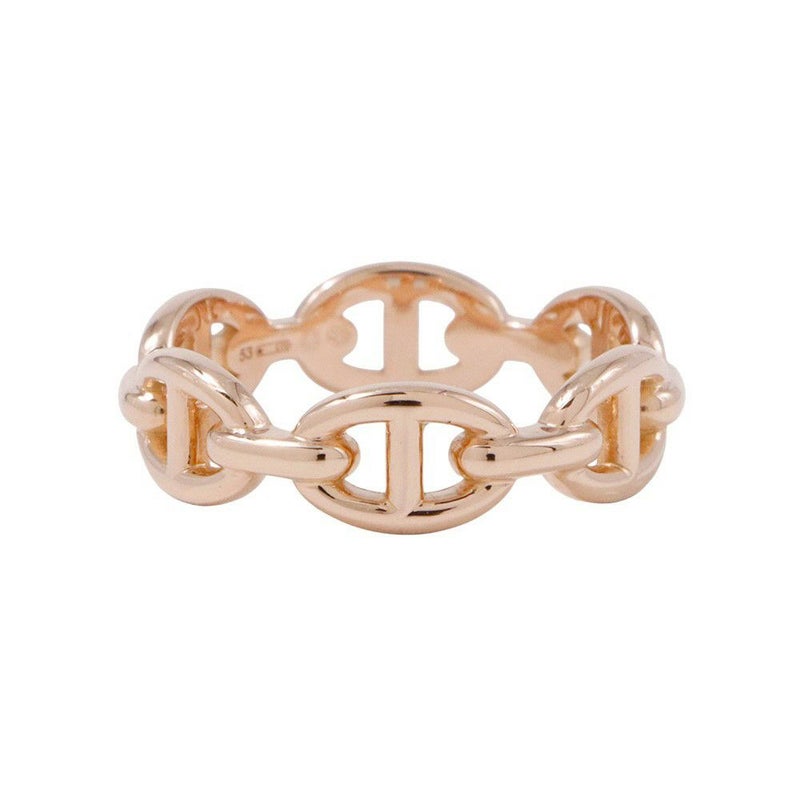 エルメス リング シェーヌダンクル アンシェネPM Enchainee K18PGピンクゴールド リングサイズ53 HERMES ジュエリー