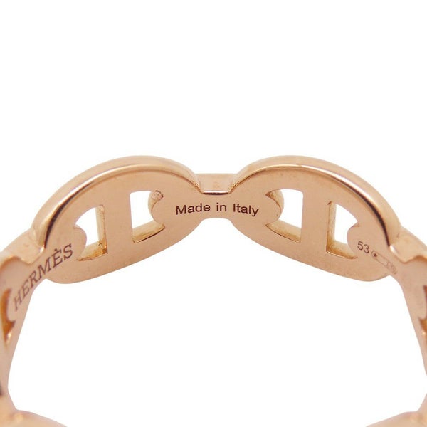 エルメス リング シェーヌダンクル アンシェネPM Enchainee K18PGピンクゴールド リングサイズ53 HERMES ジュエリー