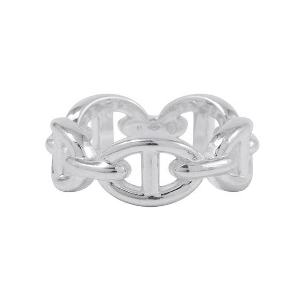 エルメス リング シェーヌダンクル アンシェネPM Enchainee SV925シルバー リングサイズ51 HERMES ジュエリー