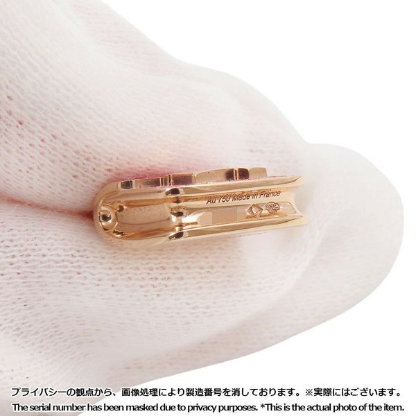エルメス ネックレス アミュレット コンスタンス ペンダント ピンクサファイア 43P 計0.53ct K18PGピンクゴールド Amulettes Constance