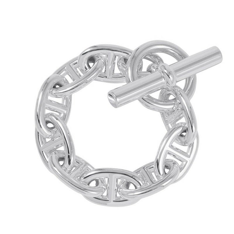 エルメス ブレスレット シェーヌダンクルTGM 9コマ SV925シルバー HERMES ジュエリー