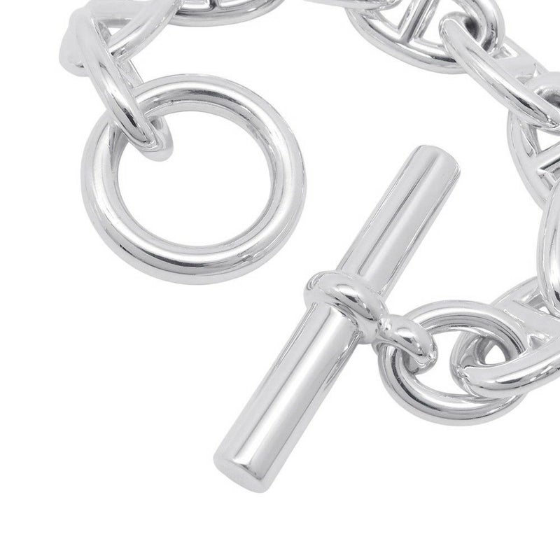 エルメス ブレスレット シェーヌダンクルTGM 9コマ SV925シルバー HERMES ジュエリー