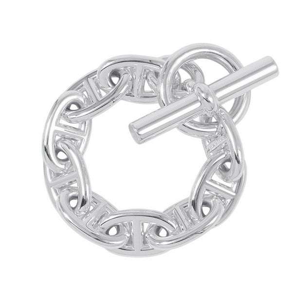 エルメス ブレスレット シェーヌダンクルTGM 9コマ SV925シルバー HERMES ジュエリー