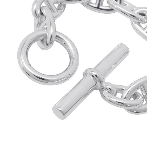 エルメス ブレスレット シェーヌダンクルTGM 9コマ SV925シルバー HERMES ジュエリー