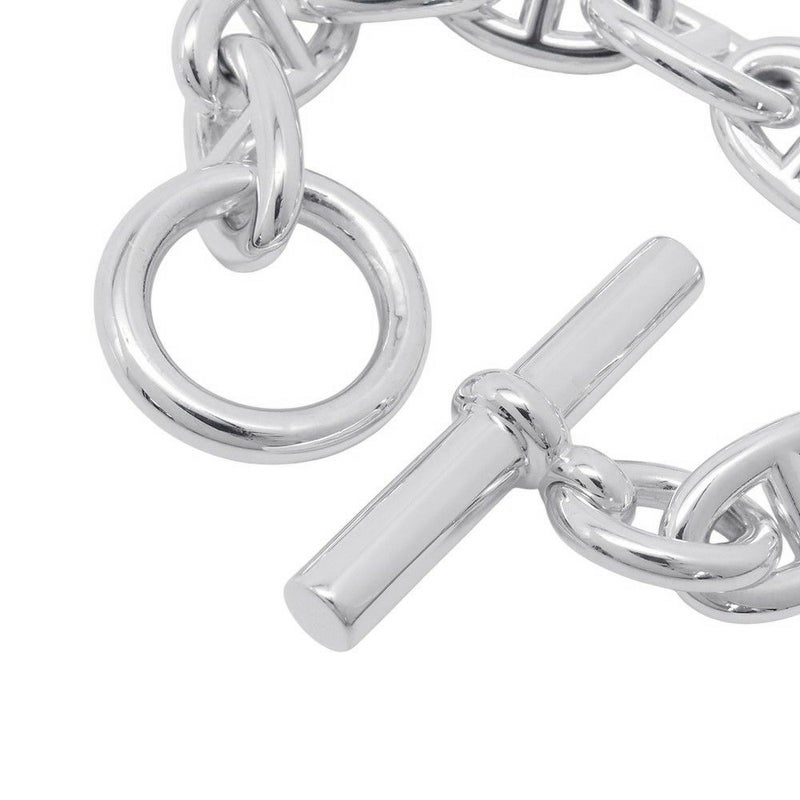 エルメス ブレスレット シェーヌダンクルTGM 9コマ SV925シルバー HERMES ジュエリー