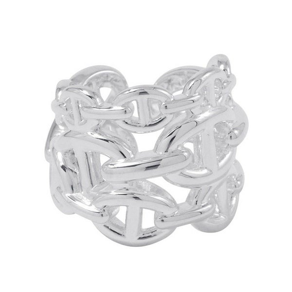 エルメス リング シェーヌダンクル アンシェネGM Enchainee SV925シルバー リングサイズ50 HERMES 指輪