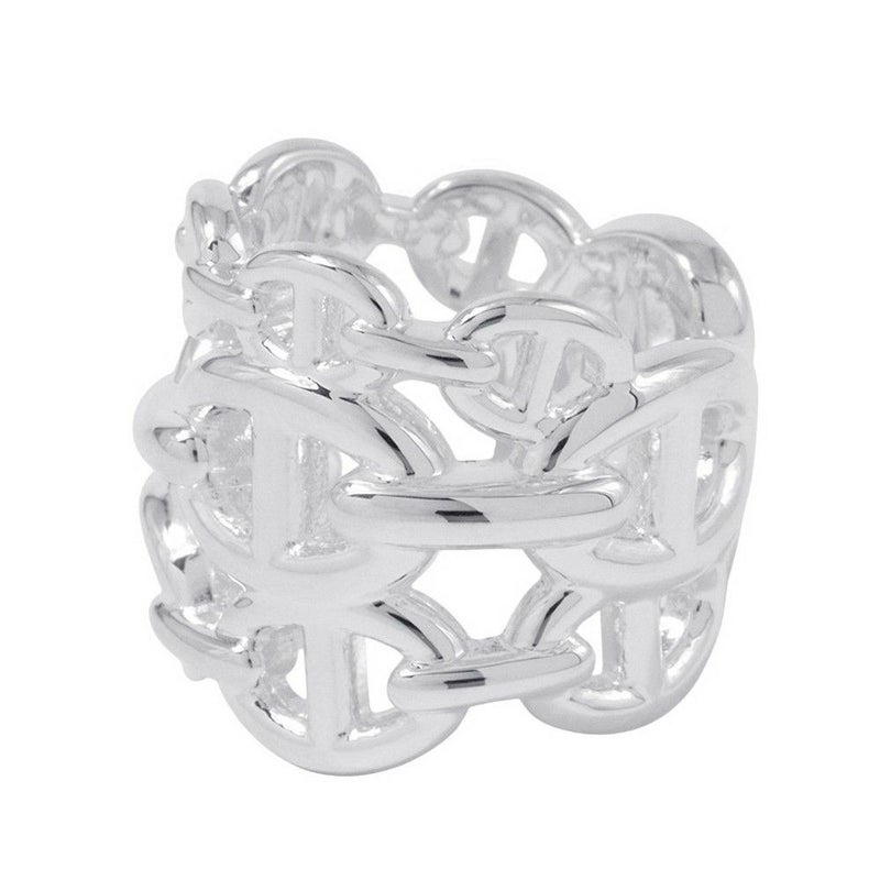 エルメス リング シェーヌダンクル アンシェネGM Enchainee SV925シルバー リングサイズ50 HERMES 指輪