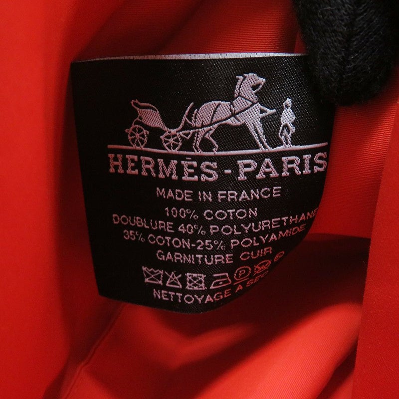 エルメス ポーチ ボリードポーチ ミニミニ ハイビスカス/シルバー金具 コットン HERMES 化粧ポーチ 小物入れ