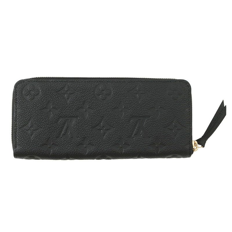 ルイヴィトン 長財布 モノグラム・アンプラント ポルトフォイユ・クレマンス M60171 LOUIS VUITTON ヴィトン 財布 黒